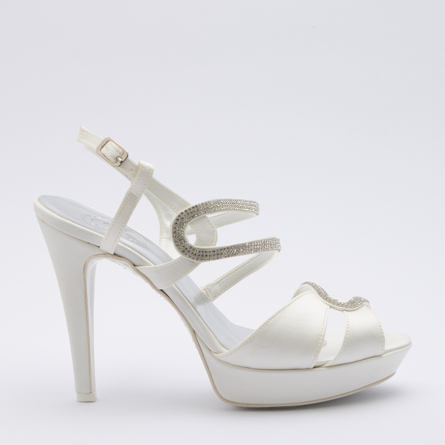 scarpe da sposa con plateau