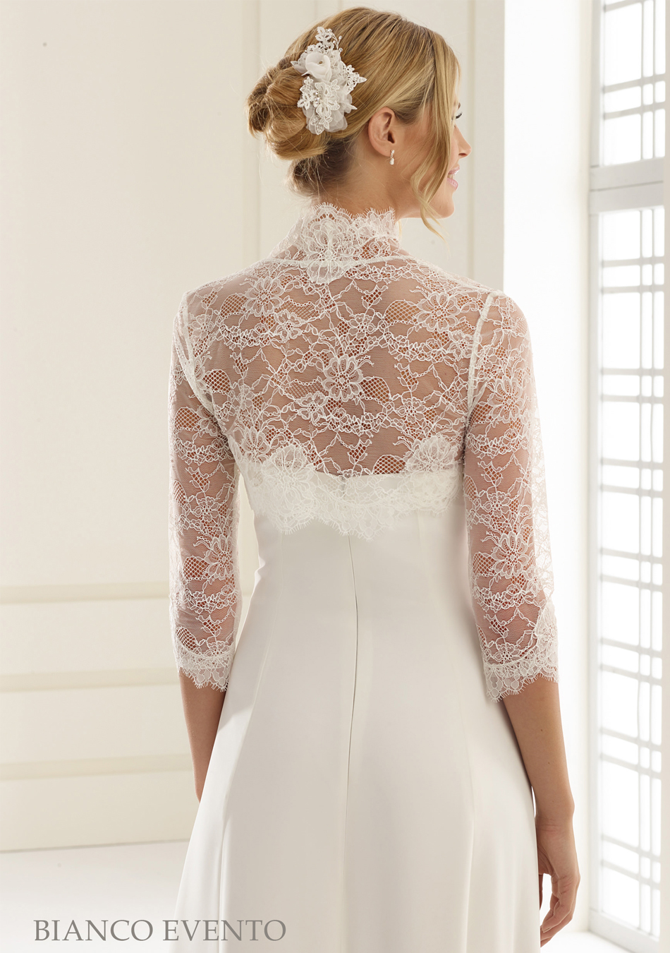 Bolero sposa in pizzo manica lunga | Accessori