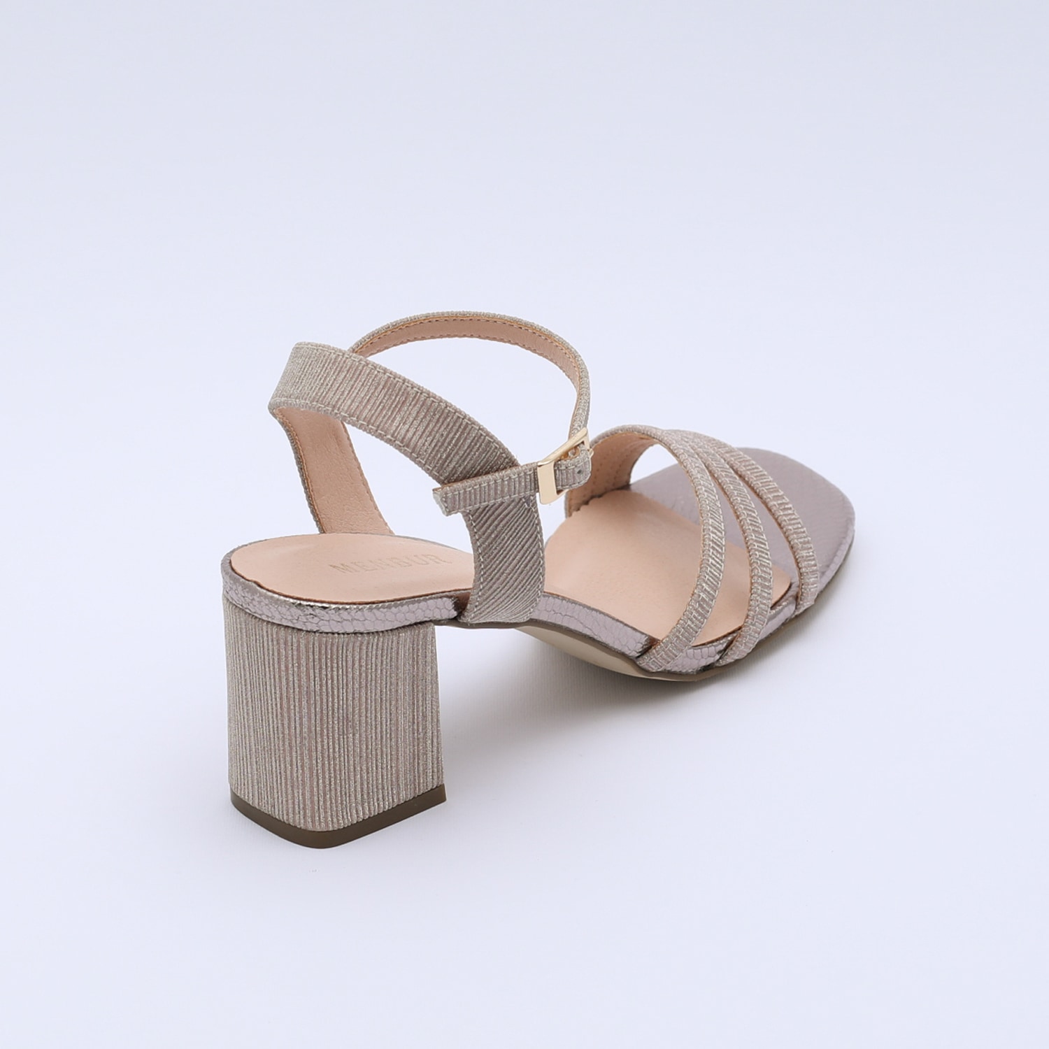Sandalo sposa tacco grosso 6 cm | Scarpe
