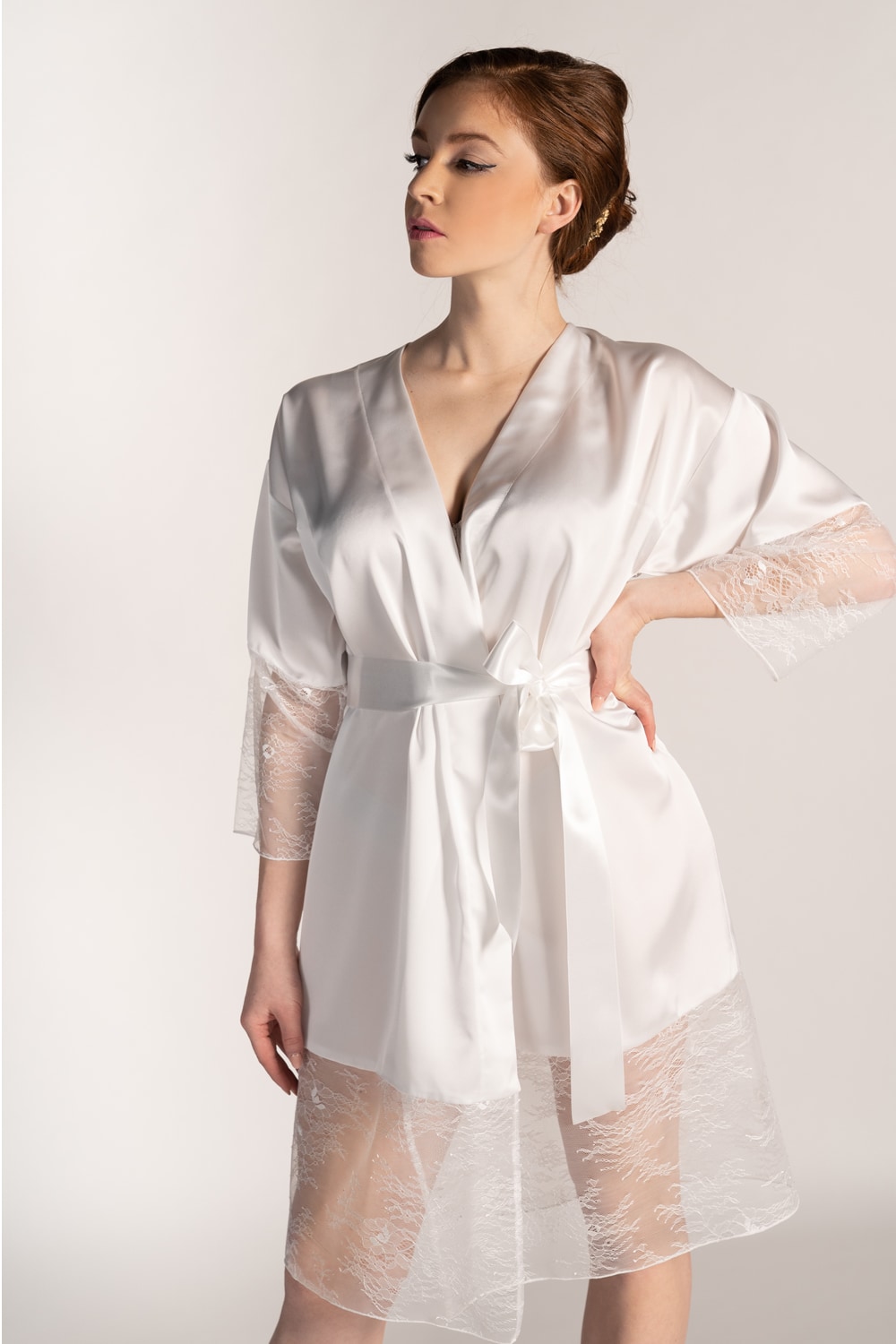 Vestaglia Sposa pizzo