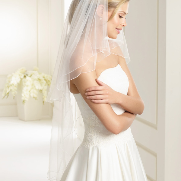 Velo con bordo ondulato, 110/70