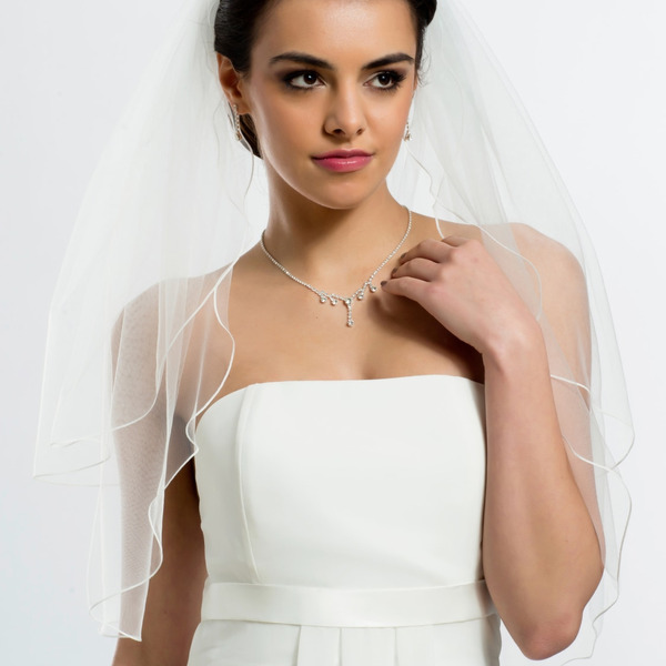 Velo con bordo ondulato 70/60cm