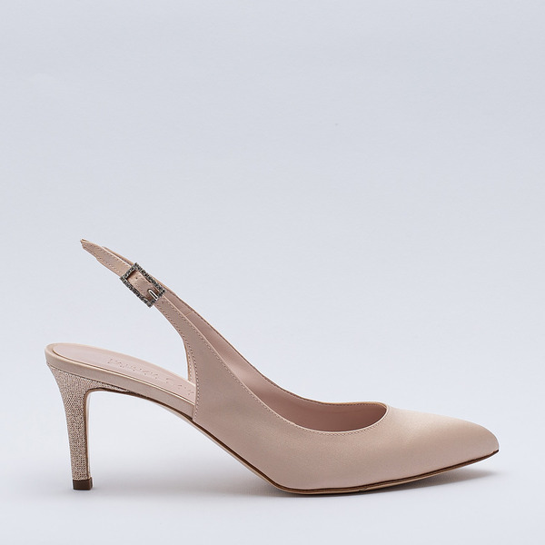 Slingback tacco glitter 6,5