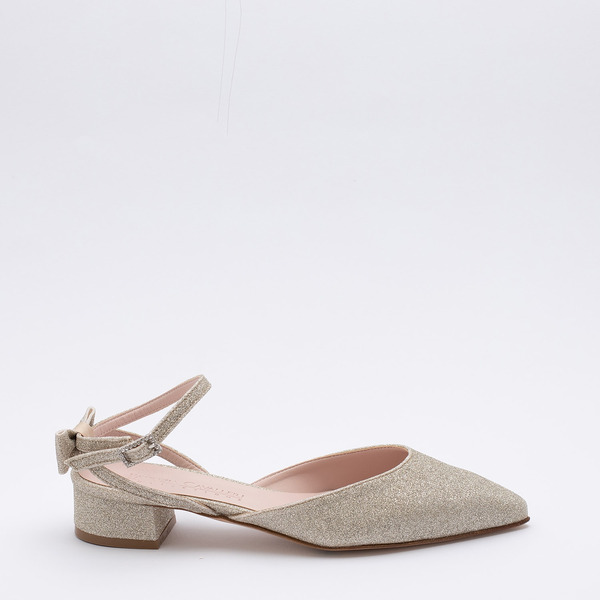 Slingback glitter tacco 4