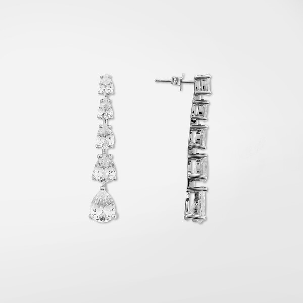 Orecchini pendenti con cristalli