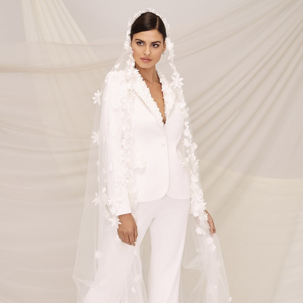 Tailleur pantalone Abiti da Sposa adatti ad ogni Forma Atelier Patrizia Cavalleri