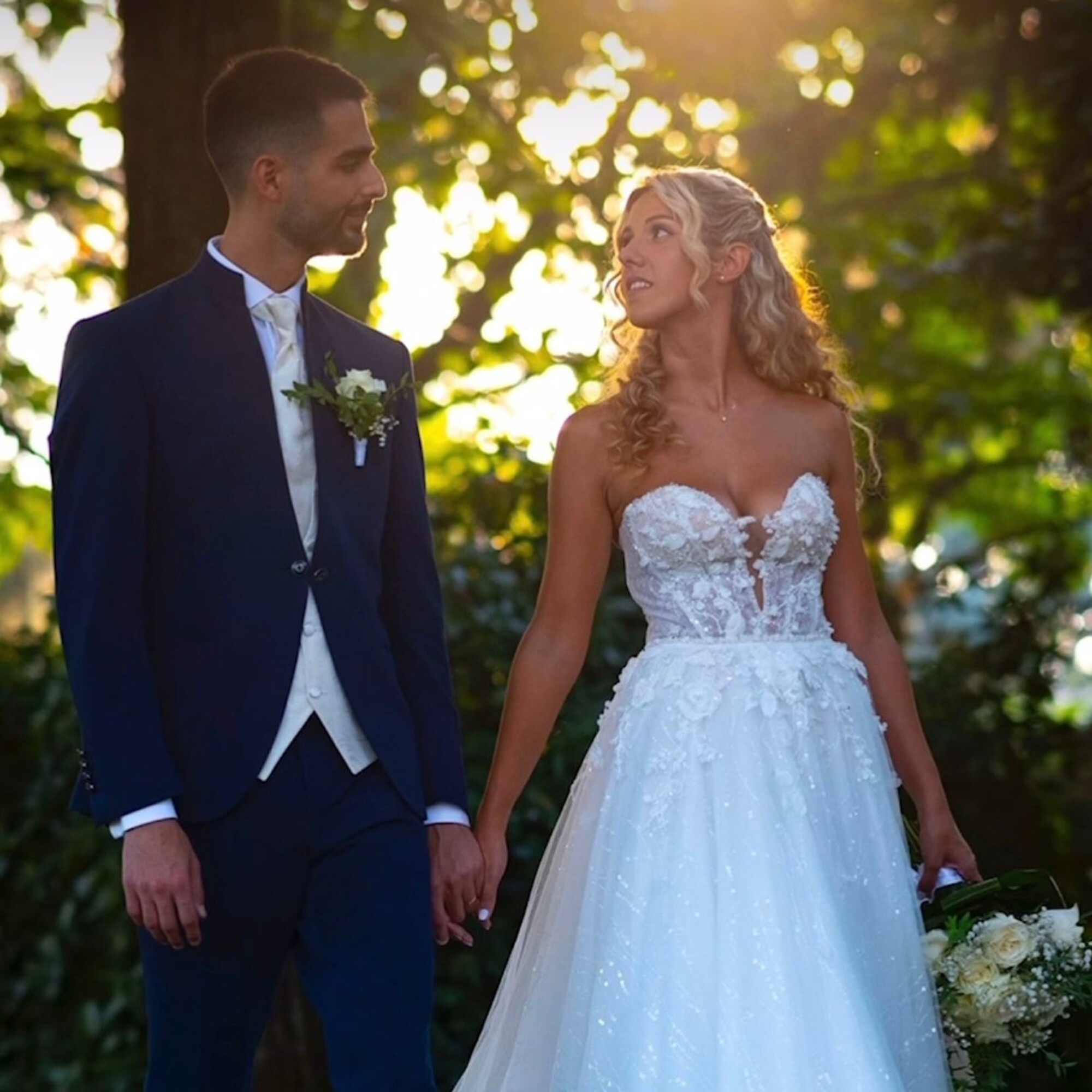 Coppia sposi abiti Patrizia Cavalleri