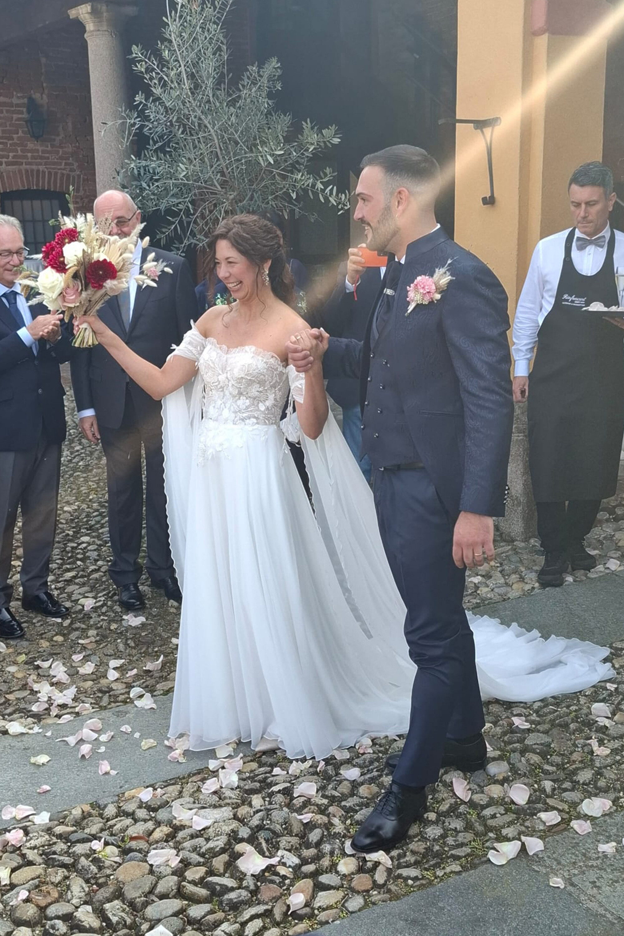 Coppia sposi abito Patrizia Cavalleri