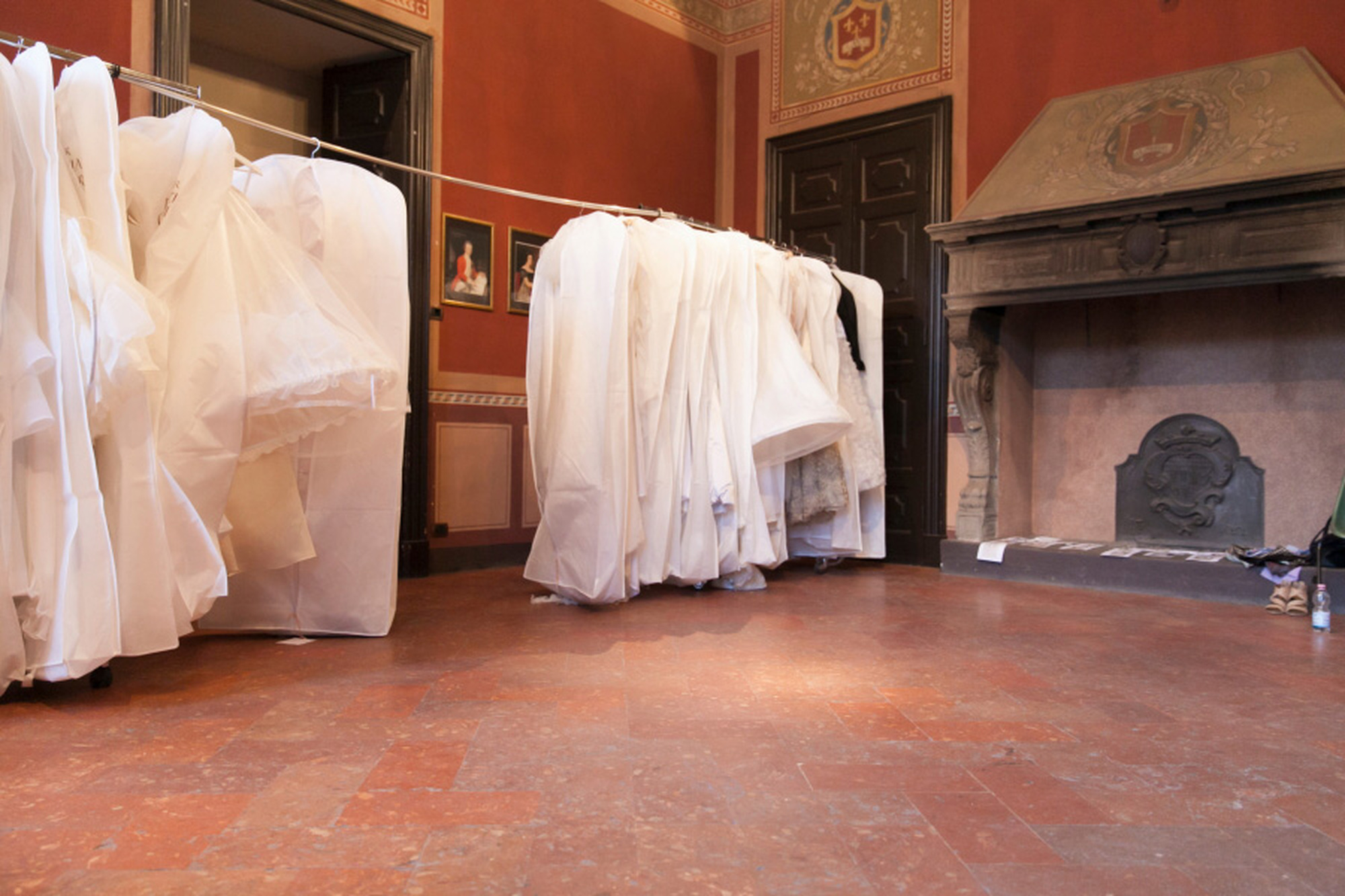 Matrimonio a Villa Litta la sfilata