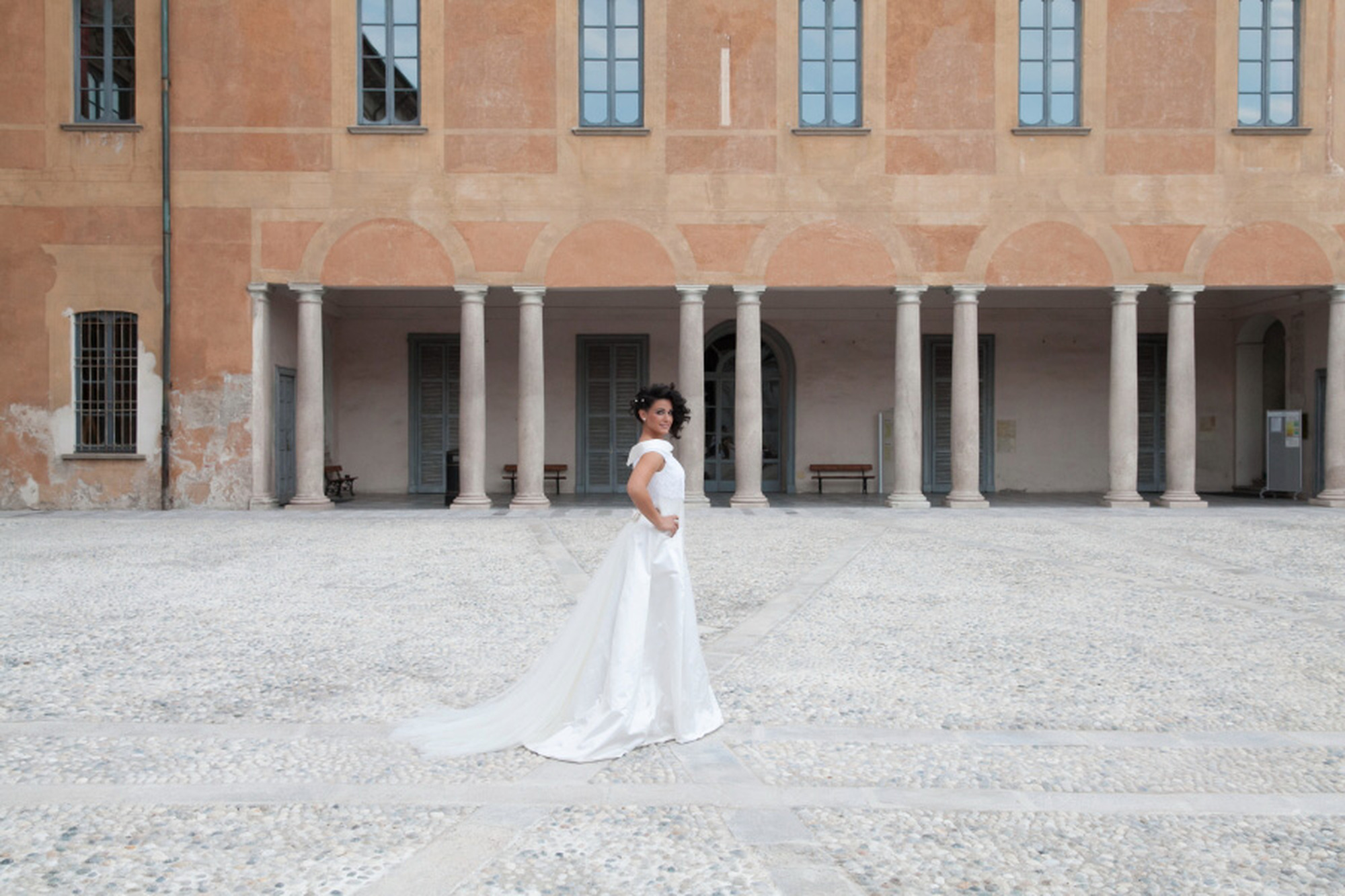 Matrimonio a Villa Litta la sfilata