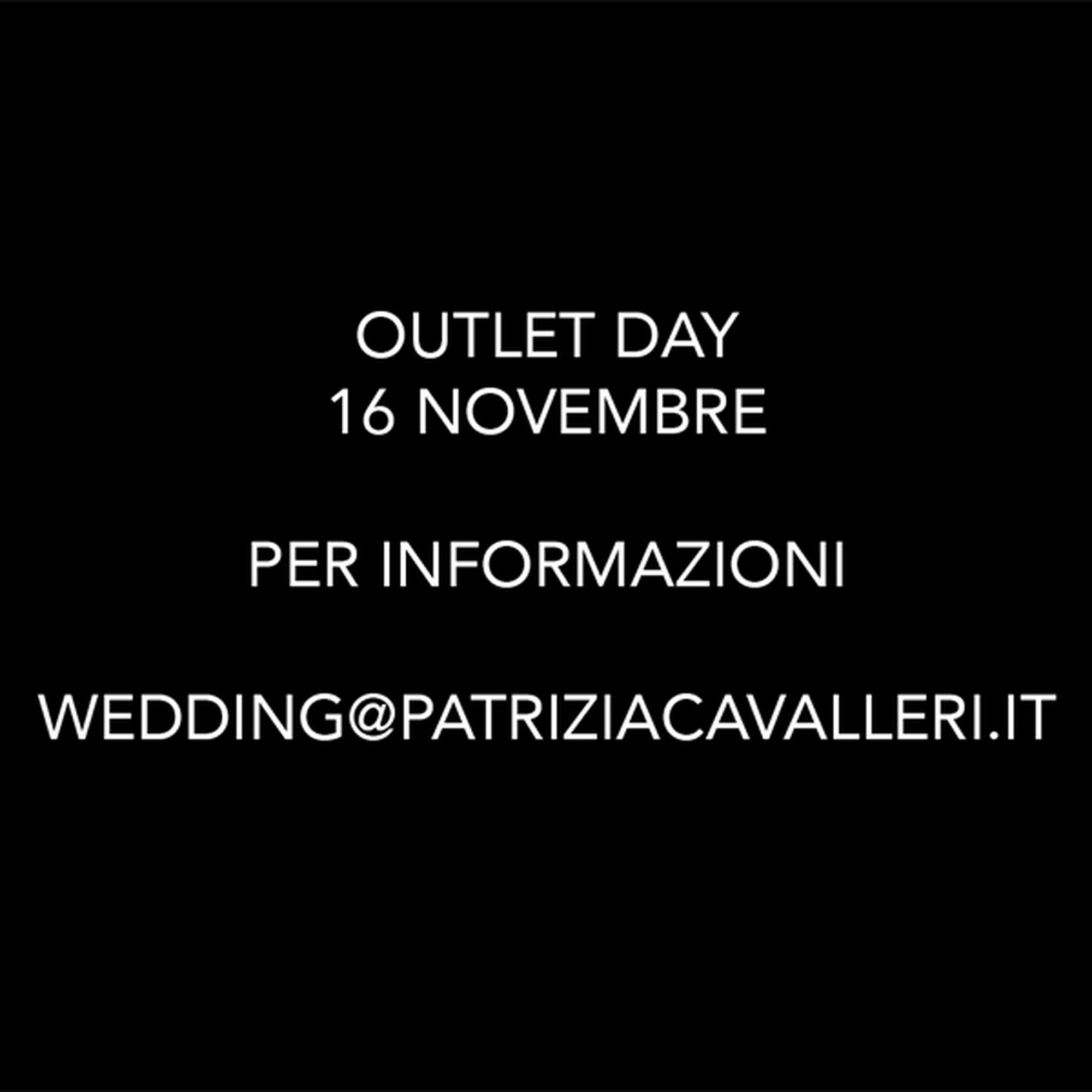Outlet day 16 novembre 2018